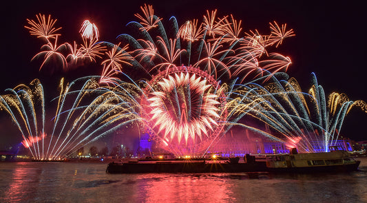 Mayor of London New Year's Eve Pink Bridge